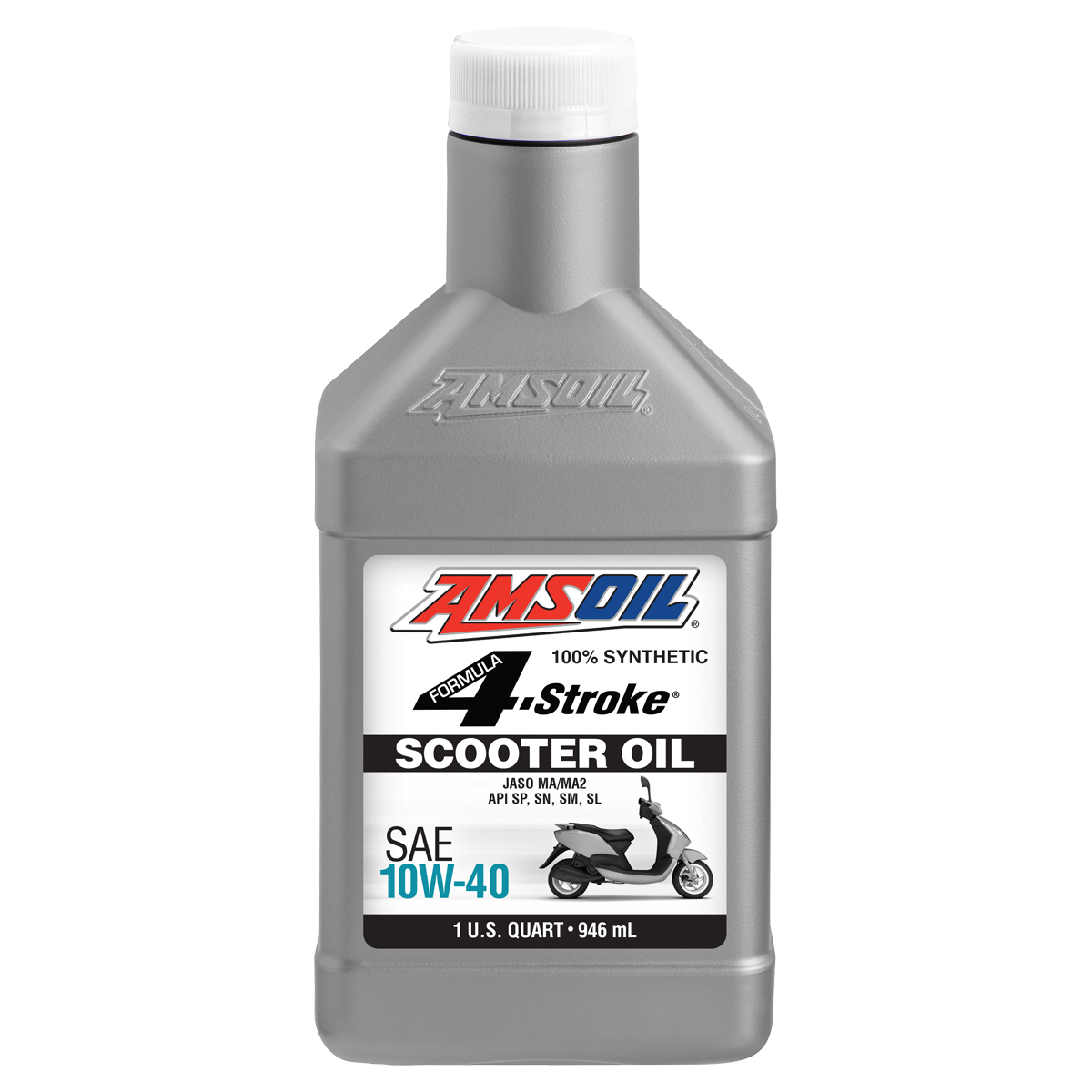 ძრავის ზეთი AMSOIL 10W40 SCOOTER 4T 946ML